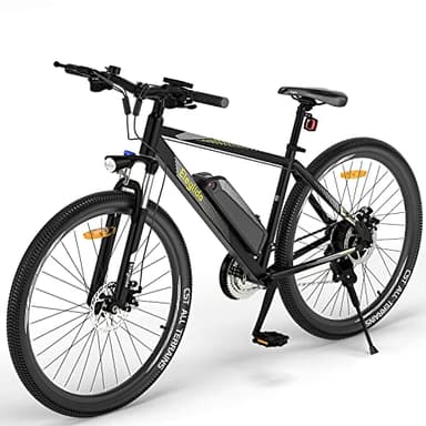 Eleglide Electric Bike for Adults, Mopride 1 Plus 27.5"/29'' E Mountain Bike, Electric Bicycle with 12.5Ah Removable Battery, Commute E-bikeMax Range 100KM, LCD Display, Dual Disc Brake, 21 Speed