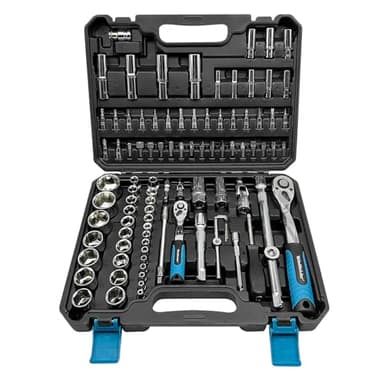 WinHolder Ratchet Wrench Socket Set DIY Tools, Bits, with Case (94PCS)