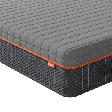 Uliyati Double Mattresses Memory Foam Mattress, Breathable Mattress for Cool Sleep & Pressure Relief - Medium Mattress, 135x190x20CM, CertiPUR-US Certified