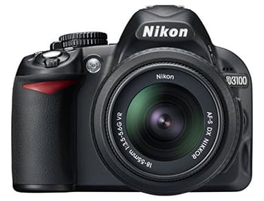 Nikon D3100 Digital SLR Camera with 18-55mm VR Lens Kit (14.2MP) 3 inch LCD (Renewed)