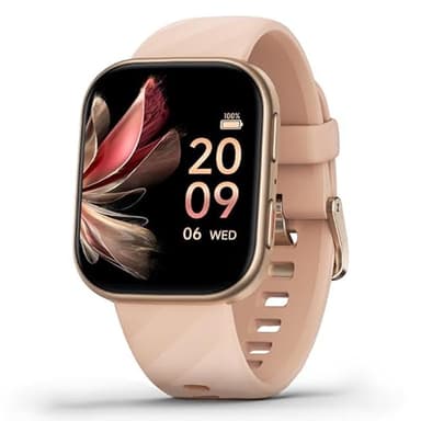 FITVII Health & Fitness Tracker (Answer/Make Calls), Smart Watch with 24/7 Heart Rate and Blood Pressure, Sleep Tracking Blood Oxygen Monitor, 120 Sport Mode Activity Tracker