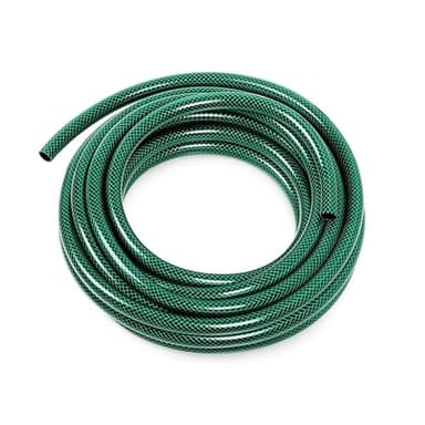 My Garden Hose Pipe 50M Flexible Braided Reinforced 3 Layer PVC Water Hosepipe Heavy Duty Anti-Kink All Seasons Hose 12.5MM Dia Ideal Watering Solution for Garden Outdoor & Cleaning Tasks
